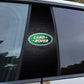 2 adesivi per finestrini auto con logo