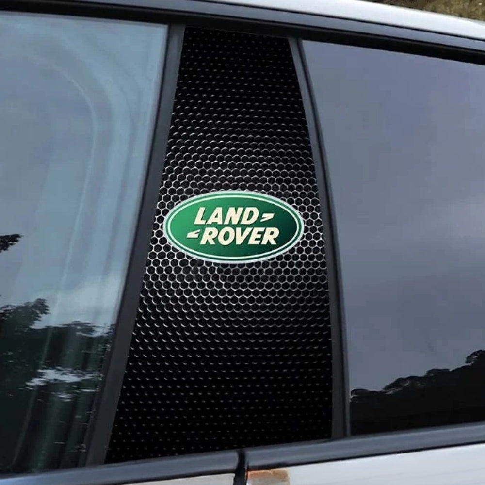 2 adesivi per finestrini auto con logo