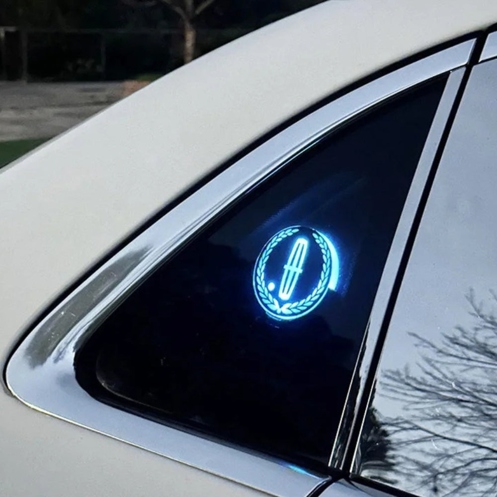 Logo LED ricaricabile per auto – Effetto luce al neon