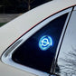 Logo LED ricaricabile per auto – Effetto luce al neon