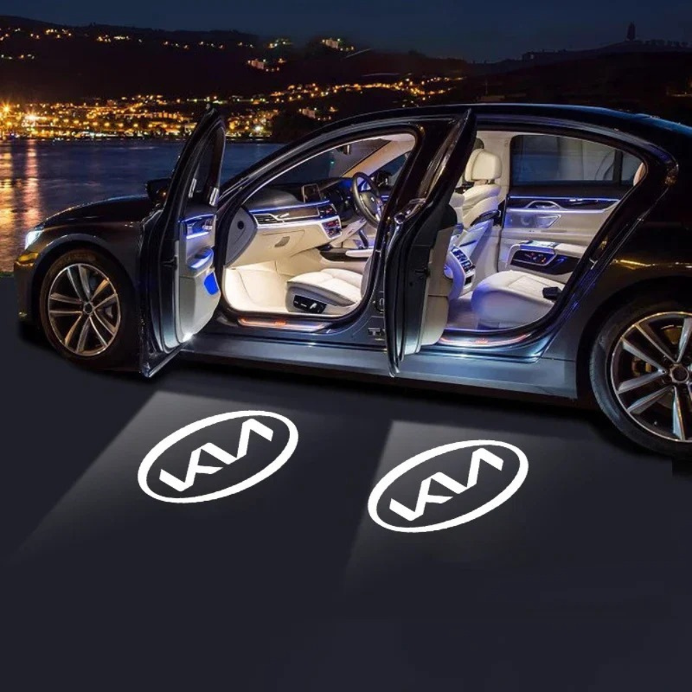 Proiettori LED per portiere auto di facile installazione (2 pezzi)