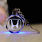 Portachiavi con logo automobilistico in 3D in cristallo